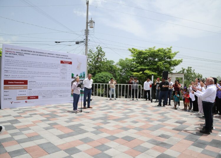 Inauguran Américo y María parque ecológico en Victoria