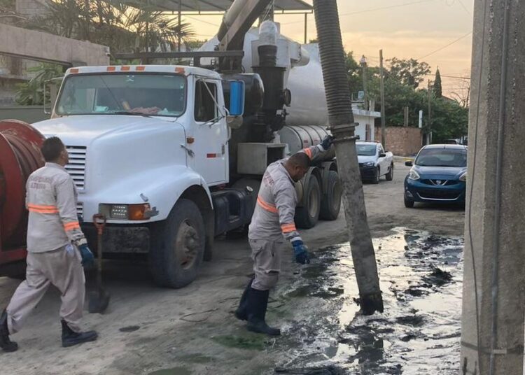 Desazolva COMAPA Altamira registros en colonias y fraccionamientos