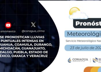 #PronósticodelTiempo para hoy Martes 23 de julio de 2024