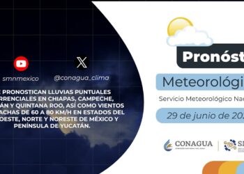 #PronósticodelTiempo para hoy Sábado 29 de junio de 2024