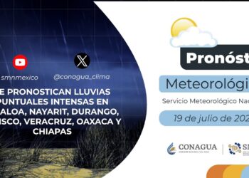#PronósticodelTiempo para hoy Viernes 19 de julio de 2024