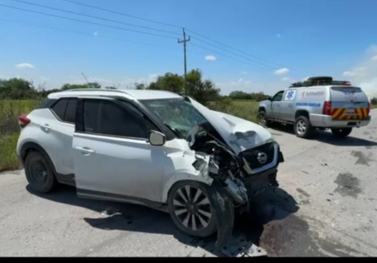Fuerte accidente en carretera al Mezquital