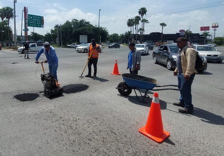 Avanza el mejoramiento de calles en Victoria