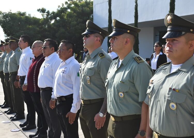 Concluye Guardia Estatal capacitación impartida por la Policía Nacional de Colombia