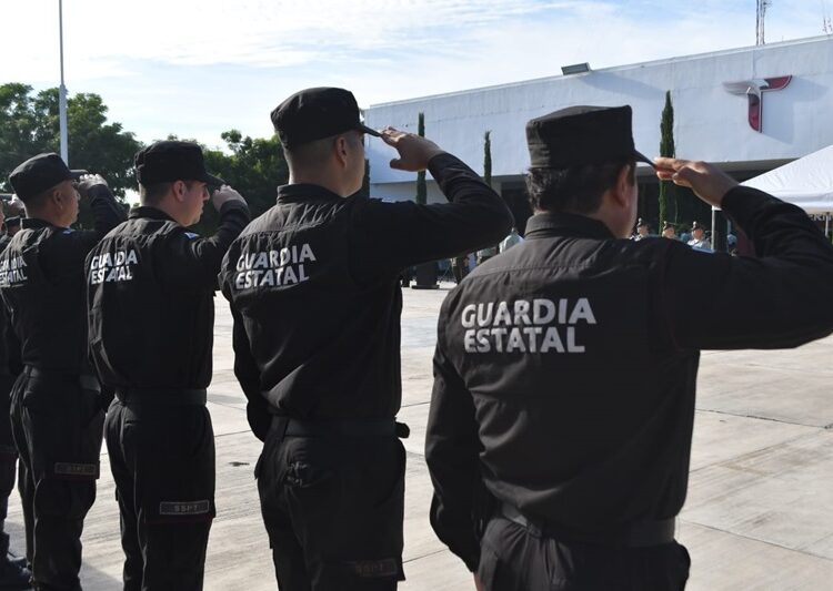 Concluye Guardia Estatal capacitación impartida por la Policía Nacional de Colombia