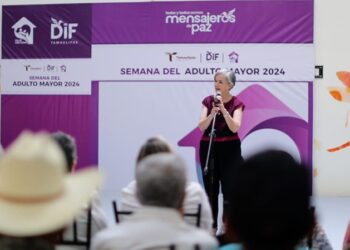 Inaugura María de Villarreal la Semana del Adulto Mayor 2024