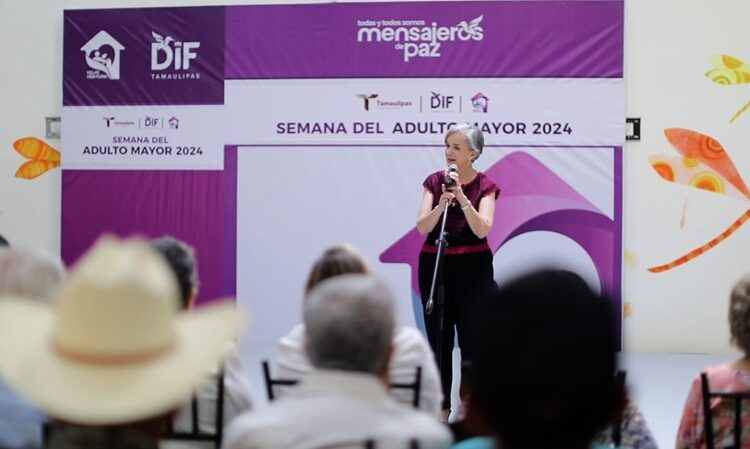 Inaugura María de Villarreal la Semana del Adulto Mayor 2024