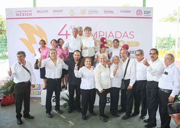 Destaca DIF Tamaulipas en la 4ª edición de las Olimpiadas de Oro de los Adultos Mayores