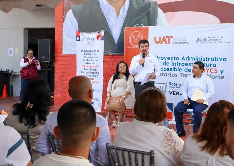 Dotará la UAT de espacios accesibles para la educación inclusiva en el Campus Tampico