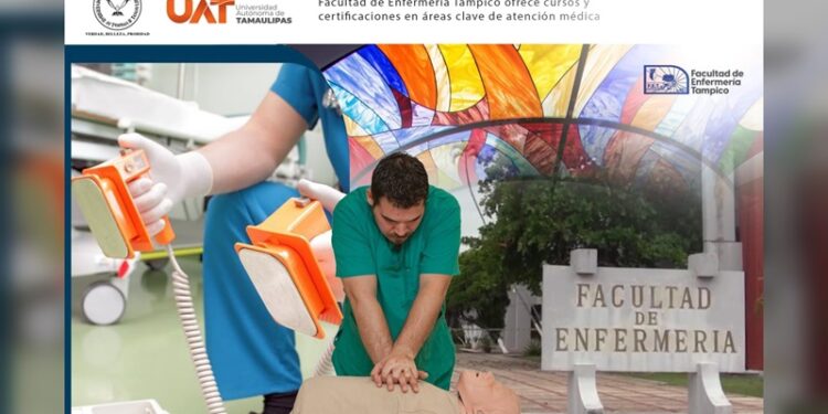 Facultad de Enfermería Tampico ofrece cursos y certificaciones en áreas clave de atención médica
