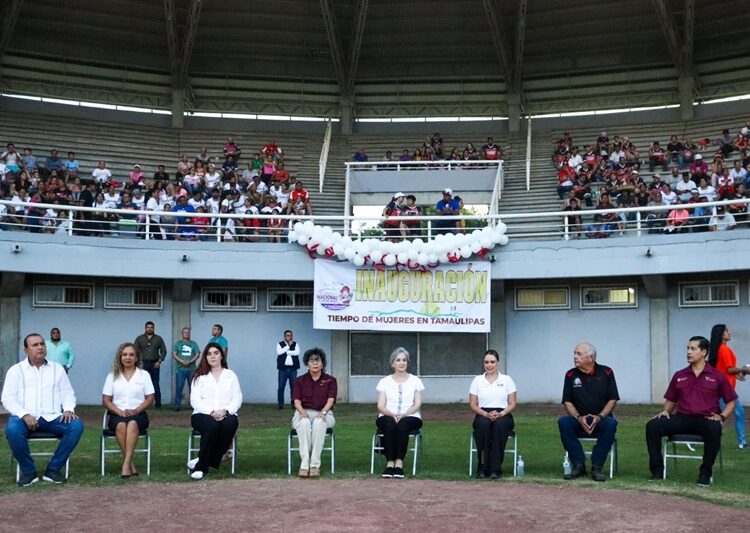 Inaugura María de Villarreal Campeonato Nacional de Softbol Femenil Infantil 2024