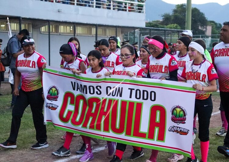 Inaugura María de Villarreal Campeonato Nacional de Softbol Femenil Infantil 2024