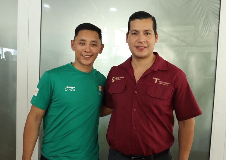 El olímpico Edson Ramírez realiza charla de motivación a atletas tamaulipecos