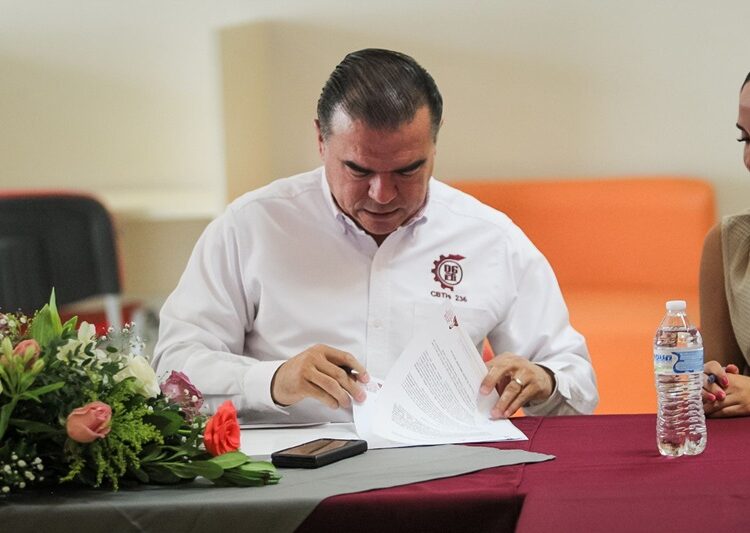 Injuve Tamaulipas y CBTis No. 236 de Victoria firman convenio en beneficio de estudiantes