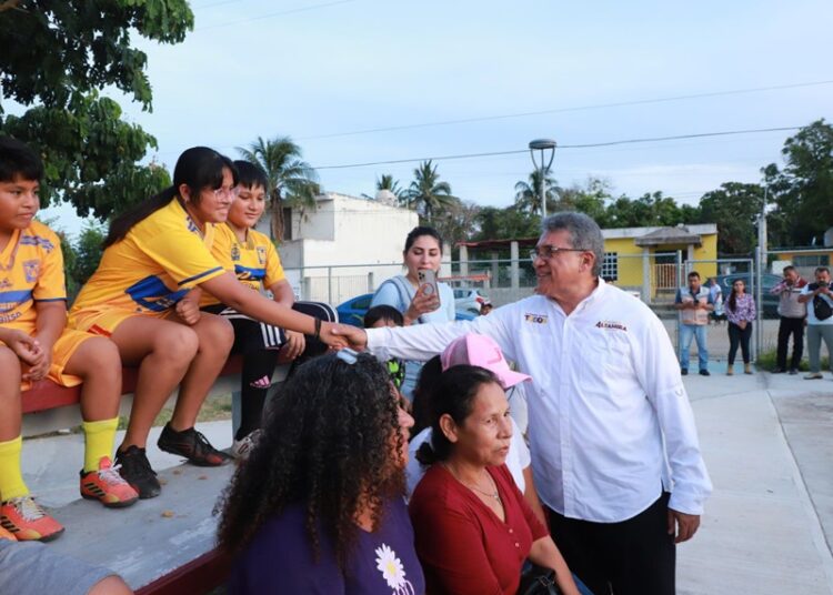 Inaugura AMM obras en la zona centro norte de Altamira