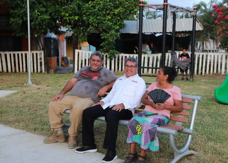 Inaugura AMM obras en la zona centro norte de Altamira