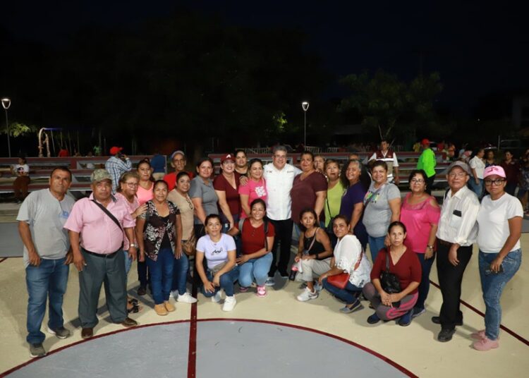 Inaugura AMM obras en la zona centro norte de Altamira