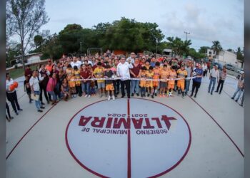 Inaugura AMM obras en la zona centro norte de Altamira