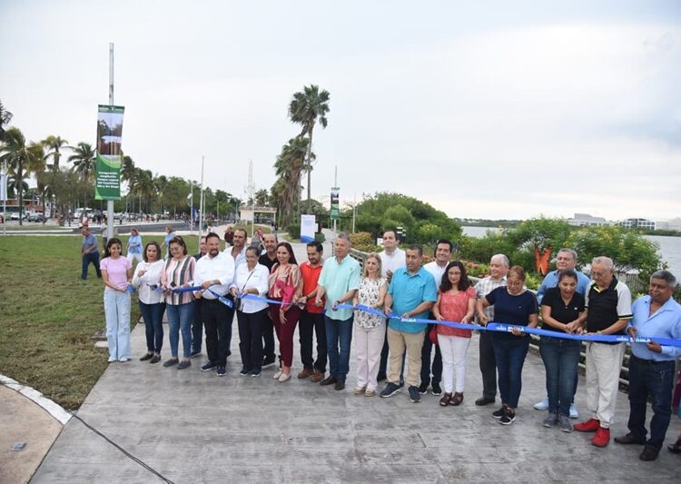Inaugura Chucho Nader nuevas etapas del parque urbano en Laguna del Carpintero