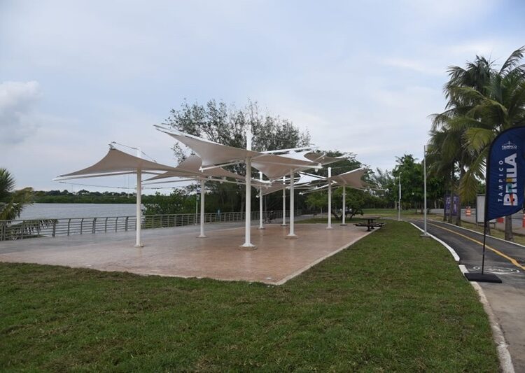 Inaugura Chucho Nader nuevas etapas del parque urbano en Laguna del Carpintero