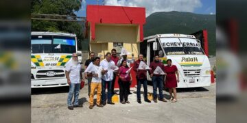 Inicia Ruta de la Transformación en Victoria, con 26 unidades de transporte público