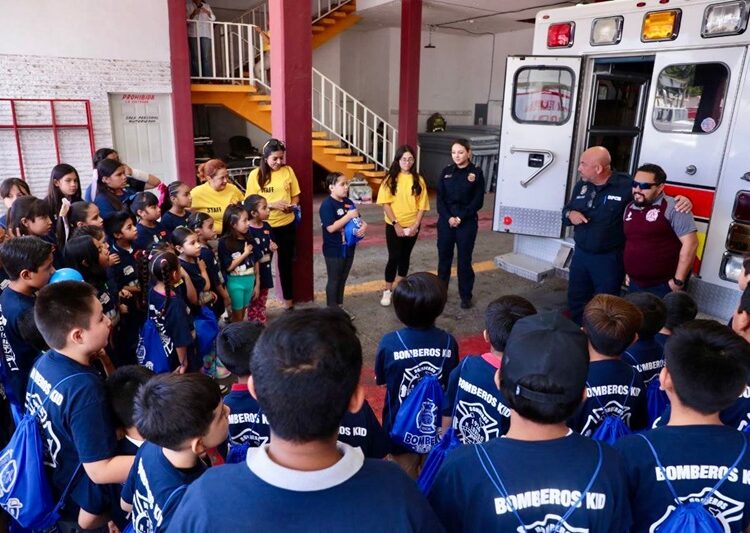 Inician 50 niños y niñas divertido campamento “Bombero Kid”