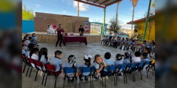 Llevan Biblioteca Itinerante al jardín de niños “Lidia Ángela Ramírez Hernández”