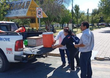 Mantiene Gobierno de NLD puntos de hidratación por altas temperaturas