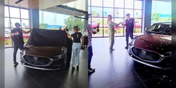 Marco Verde recibe el auto de Mazda que le prometieron tras su destacada actuación en París 2024
