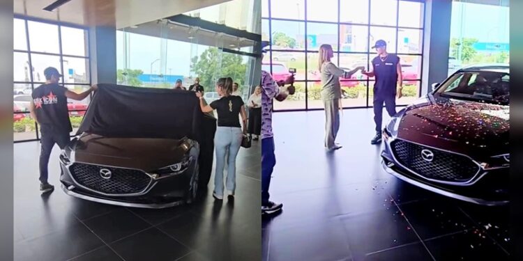 Marco Verde recibe el auto de Mazda que le prometieron tras su destacada actuación en París 2024