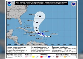 Se prepara Puerto Rico para posibles apagones e inundaciones por el huracán ‘Ernesto’
