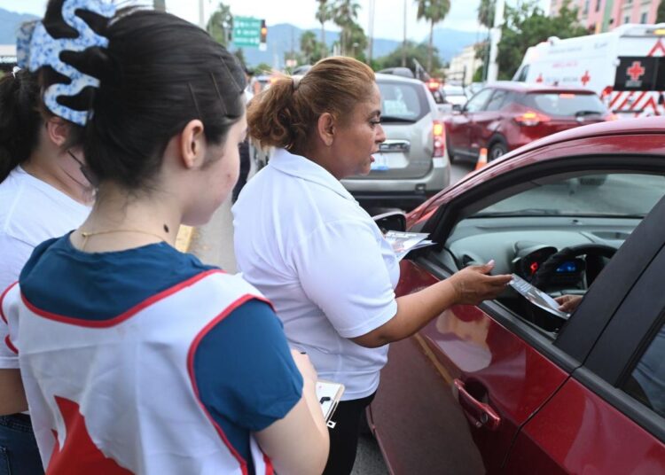 Participa Cruz Roja en campaña de Tránsito dirigida a motociclistas