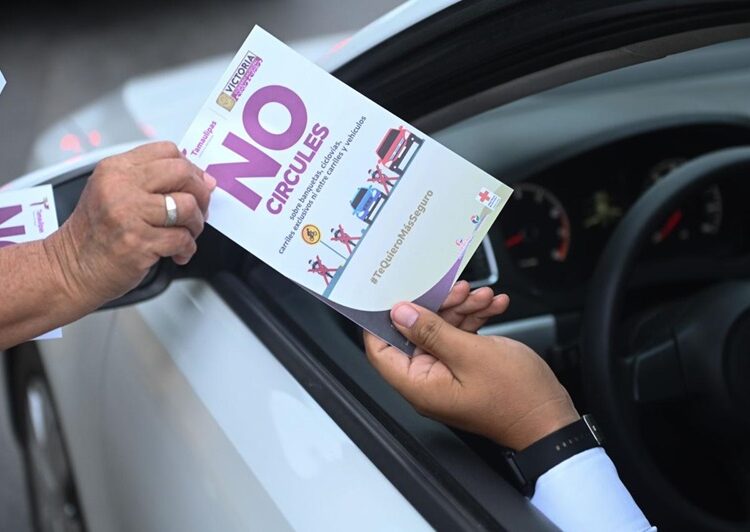 Participa Cruz Roja en campaña de Tránsito dirigida a motociclistas