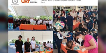 Participa la UAT en la Jornada de Salud Pública en Ciudad Mante