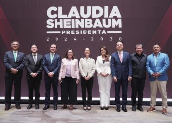 Presenta Américo a Claudia Sheinbaum y su gabinete los proyectos estratégicos de Tamaulipas
