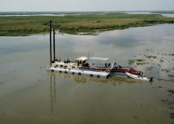 Reconoce alcalde trabajo de COMAPA Altamira por desazolve de sistema lagunario