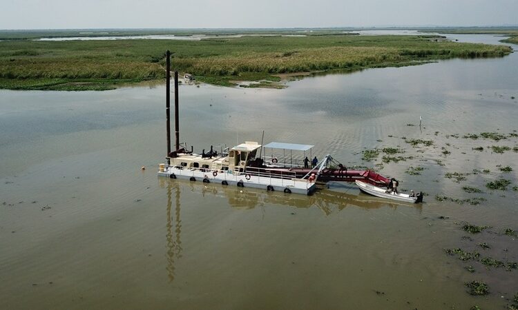 Reconoce alcalde trabajo de COMAPA Altamira por desazolve de sistema lagunario
