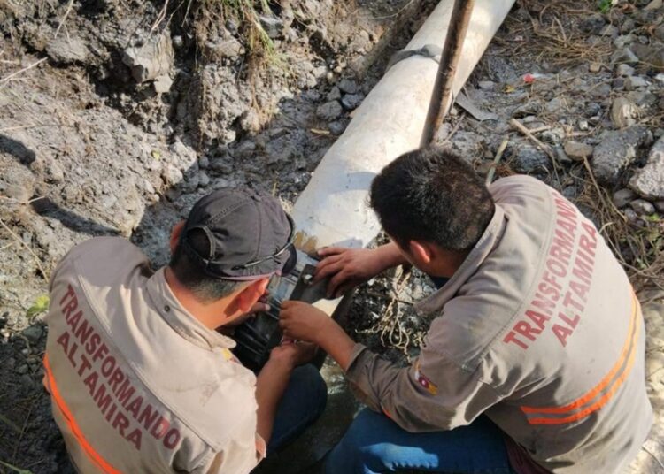 Repara COMAPA Altamira fugas de agua en área urbana y zona rural