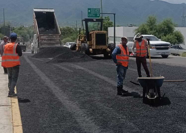 Restauran Municipio y Gobierno del Estado más 3,950 m2 de pavimento