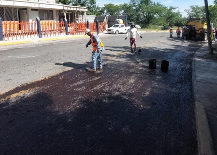 Restauran Municipio y Gobierno del Estado más 3,950 m2 de pavimento