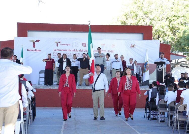 Inaugura José Ramón Silva Ciclo Escolar 2024-2025 en Reynosa