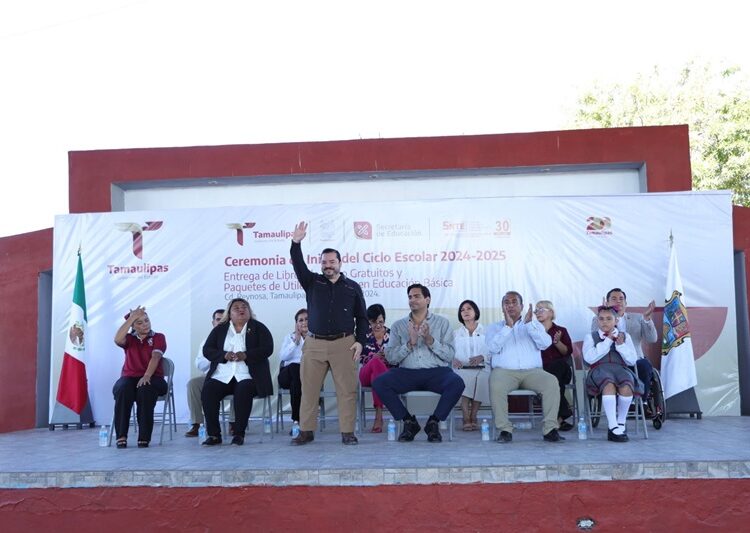 Inaugura José Ramón Silva Ciclo Escolar 2024-2025 en Reynosa