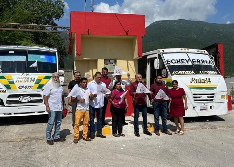 Inicia Ruta de la Transformación en Victoria, con 26 unidades de transporte público