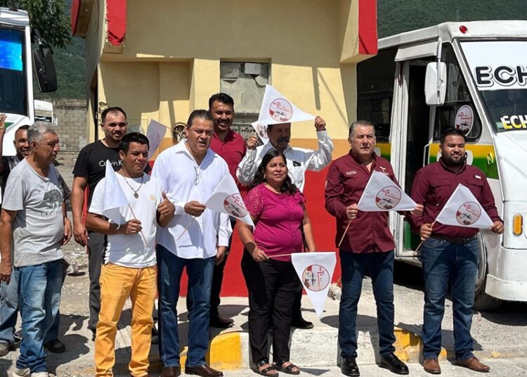 Inicia Ruta de la Transformación en Victoria, con 26 unidades de transporte público