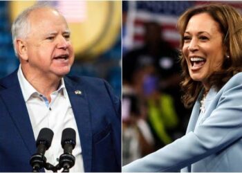 Kamala Harris elige a Tim Walz como candidato a vicepresidente