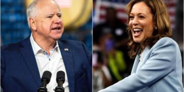 Kamala Harris elige a Tim Walz como candidato a vicepresidente