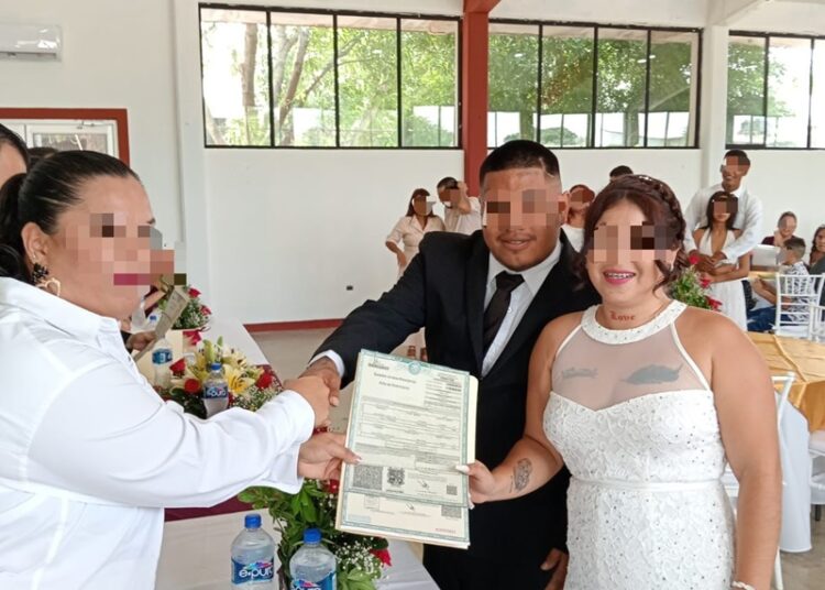 PPLs de CEDES Matamoros contraen nupcias en Campaña de Matrimonios Colectivos