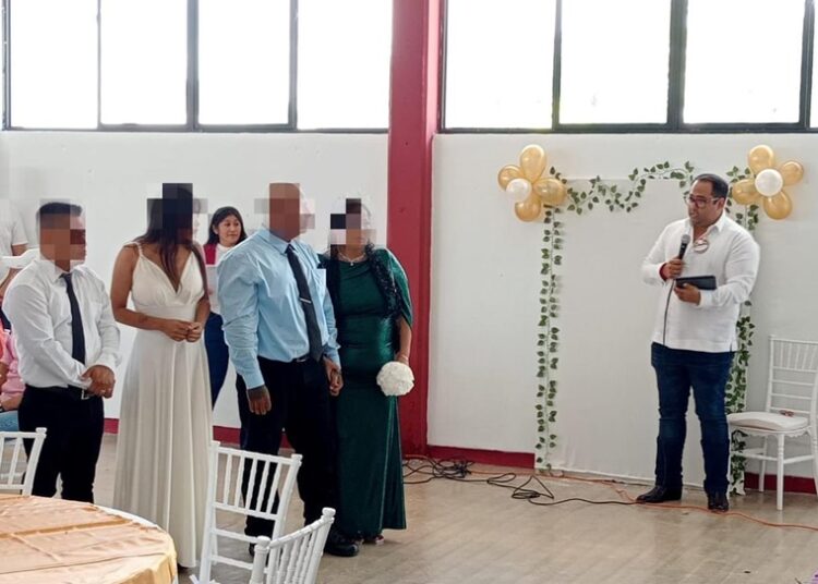 PPLs de CEDES Matamoros contraen nupcias en Campaña de Matrimonios Colectivos