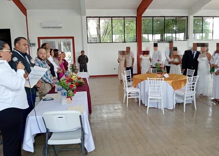 PPLs de CEDES Matamoros contraen nupcias en Campaña de Matrimonios Colectivos