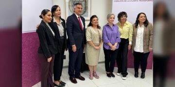 Se reúnen el gobernador y la presidenta del DIF Tamaulipas con Clara Brugada